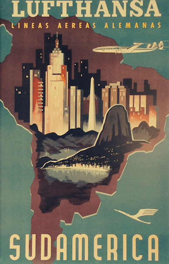 Ein echtes Stück deutsch-südamerikanischer Luftfahrtgeschichte: Die Lufthansa 1959, vier Jahre nach dem Neuanfang des Unternehmens nach dem II. Weltkrieg.