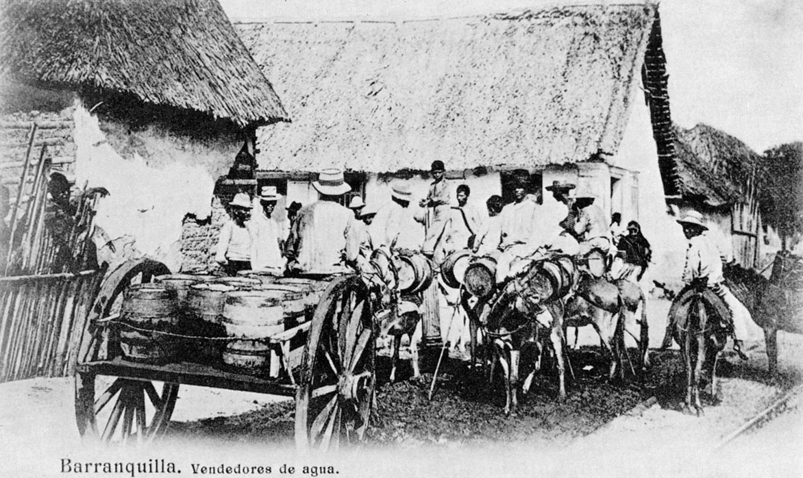 Wasserverkäufer in Barranquilla