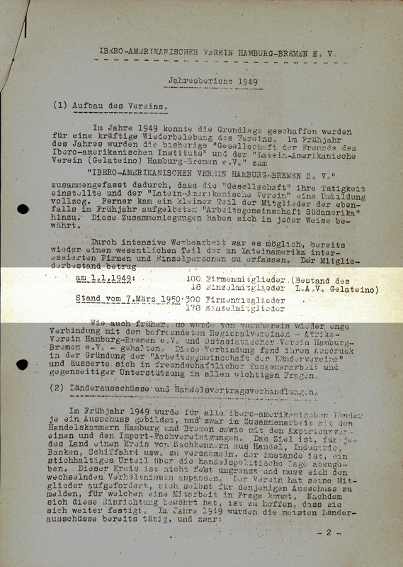 Jahresbericht 1949, Seite 1