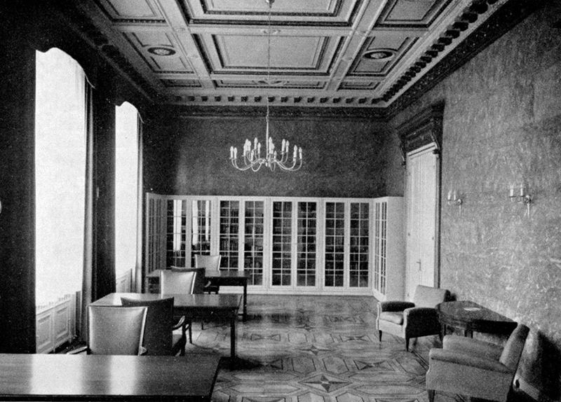 Der Lesesaal der Linga Bibliothek